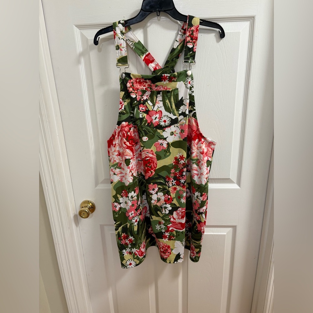 Jolie&Joy floral multicolored overall dress